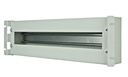 Paneel 19´´ 3U DIN latiga 466x133x60mm RAL 7035 ,hall