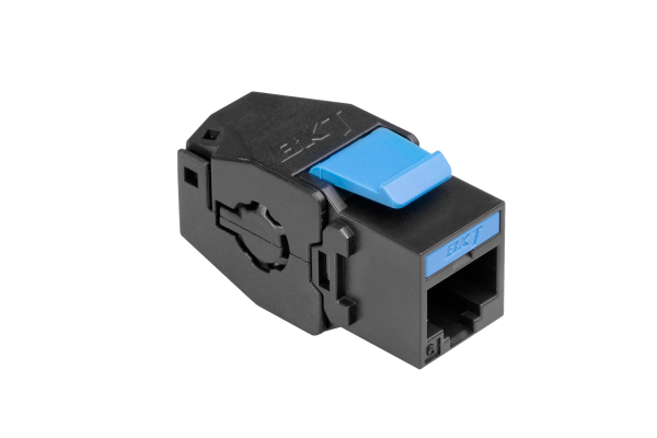 Modularpesa RJ45 Cat6 varjestamata tööriistavaba must