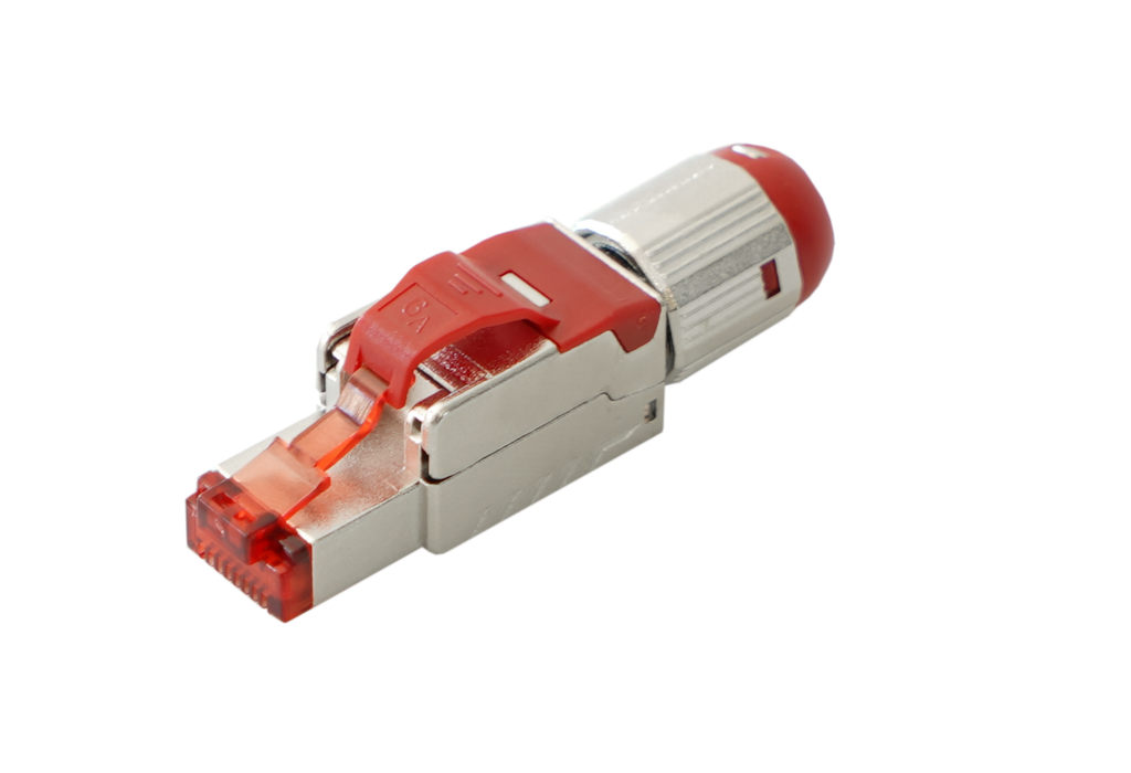 [11333113] Modularpistik RJ45 Cat6a ühekiulisele/mitmekiulisele 22-26 AWG tööriistavaba