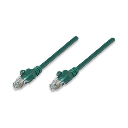 CAT 6A patch cable 0.5m, U/UTP, green