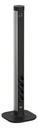 Toitepaneel Cycle 4 x CEE7/3, alusega, 1 x USB-A, 1 x USB-C, 186x186x697mm, must/hall