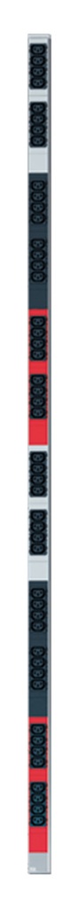 Toitepaneel 48 x C13 3.0m, CEE 16A 3F pistik, 1840x44x47mm, hall