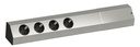 Toitepaneel Casia 4 x CEE7/3, 457 x 69 x 91mm, hall