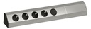 Toitepaneel Casia 4 x CEE7/3, lülitiga, 457 x 69 x 91mm, hall