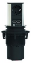 Pistikupesa torn Elevator 1 x CEE7/3, 2x USB-A 2.0m, roostevaba terase imitatsioon