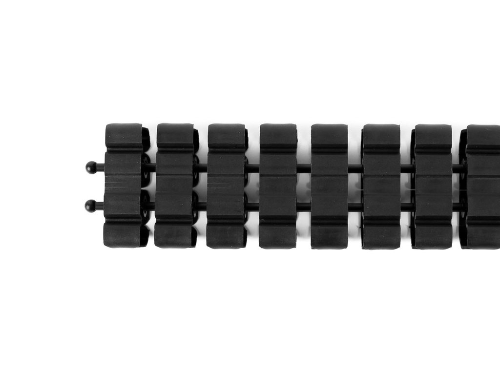 Juhtmete korrastaja plastikust 0.72 - 1.0m, 53x23mm, Cable-Snake Classic, must