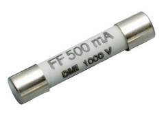 [CEM F500MA] Sulavkaitse 0,5A 6,3 x 32mm FF, 1000V keraamiline
