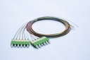 FO pigtail 12 x Singlemode SC/APC Simplex (Ø:0,9mm) 2 meter LSZH