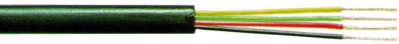 [C604-MU] Telefonikaabel 4-sooneline, must 28AWG 100m/rull