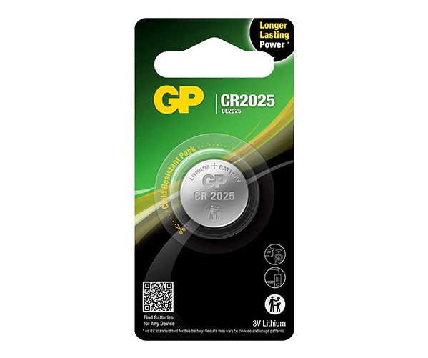 [102183] CR2025 lithium button cell, 3 V