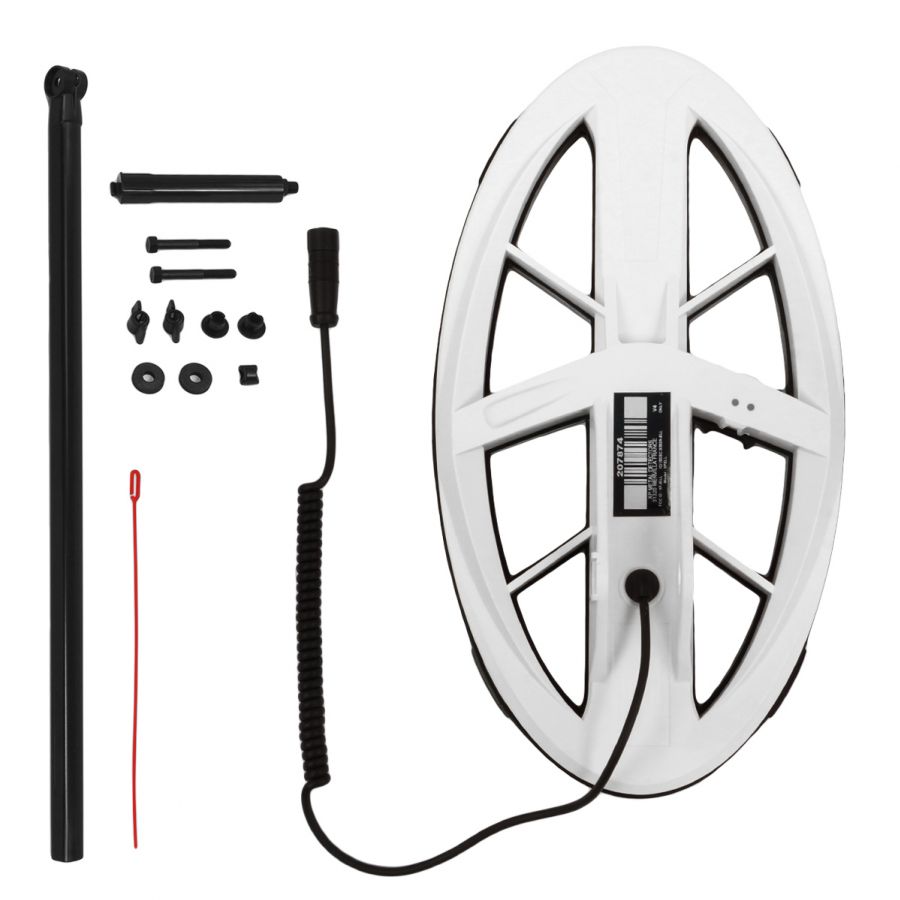 [DELLHF] Metaldetector XP DEUS High Frequencies 24x13 cm elliptical searchcoil, coil cover, battery is inside stem