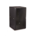 Seinakapp 18U 910x600x450 k,l,s, 19", klaasuks, eemaldatavad küljed, komplekteerimata, must