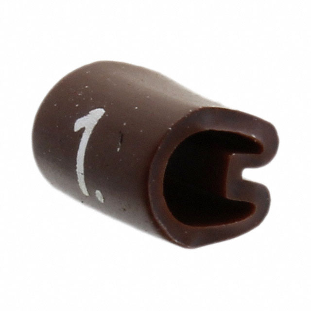 Kaablimärgis ´´1´´ pruun, 2,0-3,2mm, kaablile / 1000tk pakis