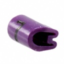 Kaablimärgis ´´7´´ lilla, 2,0-3,2 mm, kaablile / 1000tk pakis