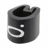 Kaablimärgis ´´0´´ must, 7.9-12.7mm, kaablile / 250tk pakis