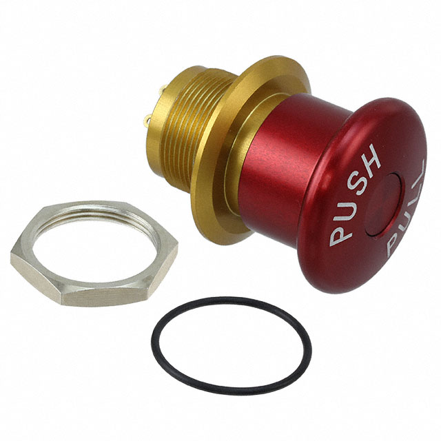 [ES1S41653001] Hädastopp surunupp, 22mm, 2NC, paneelile, IP65