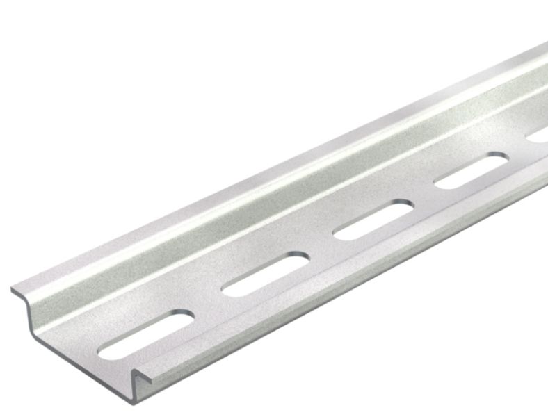 [1115669] DIN liist, 2000 x 35 x 7.5mm, perforeeritud