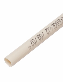 [3130010] Plasttoru 16mm, 2.5m, beež