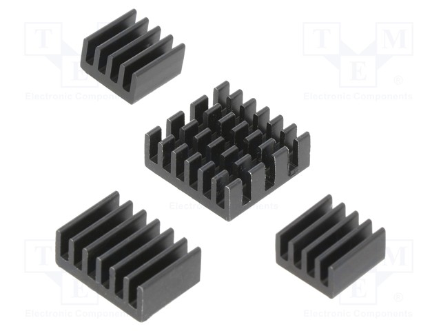 [DF-FIT0651] Radiaatorite komplekt 4 tk., Raspberry Pi 4 B, alumiinium