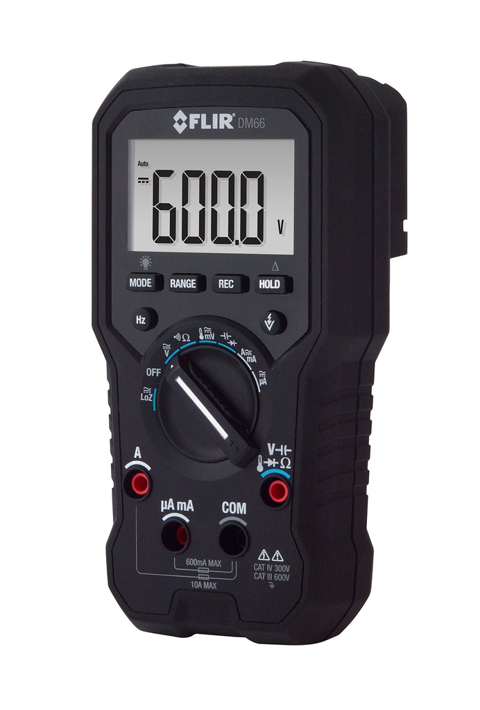 Multimeeter Flir DM66, 600V AC/DC, 10A, TrueRMS, K-temperatuurianduriga