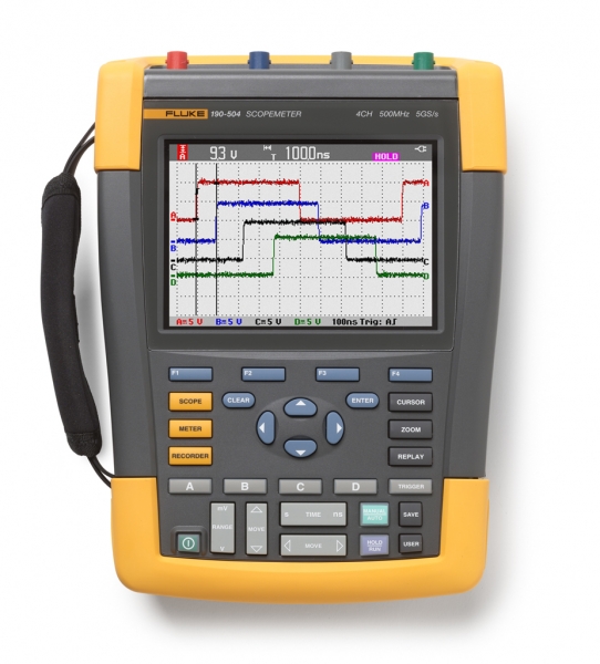 [FLUKE 190-504] ScopeMeter 4-kanaliga, 500MHz