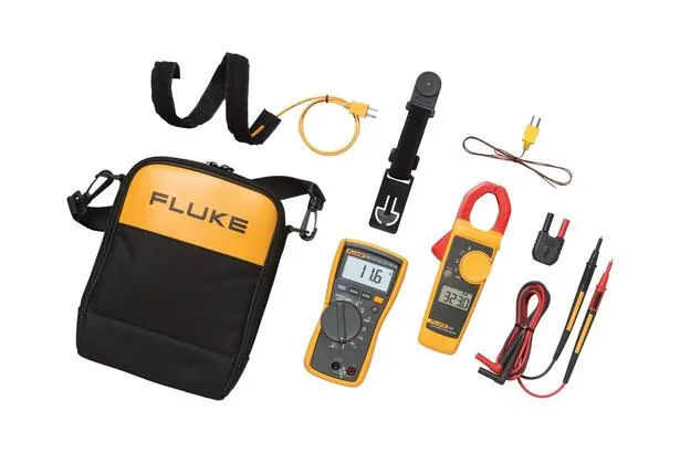 Fluke 116/323 multimeeter ja klemmi mõõdikute komplekt