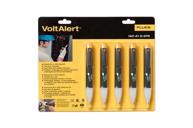 [FLK-1AC-E1-II-5PK] Fluke FLK-1AC-E1-II-5PK – 1AC II pingetester, 5 tk