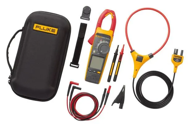 Fluke, 378, FC/E, TrueRMS, Ampertangid, kontaktivaba, pinge, tuvastamise,, PQ, indikaatori, ja, iFlex, vooluanduriga