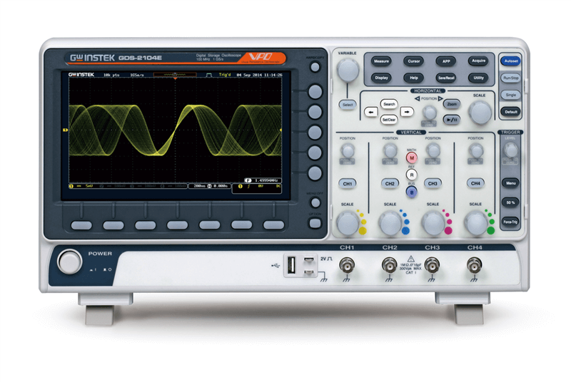 [GDS-2074E] Digital Storage Oscilloscope 8´´ 4-Ch 70MHz
