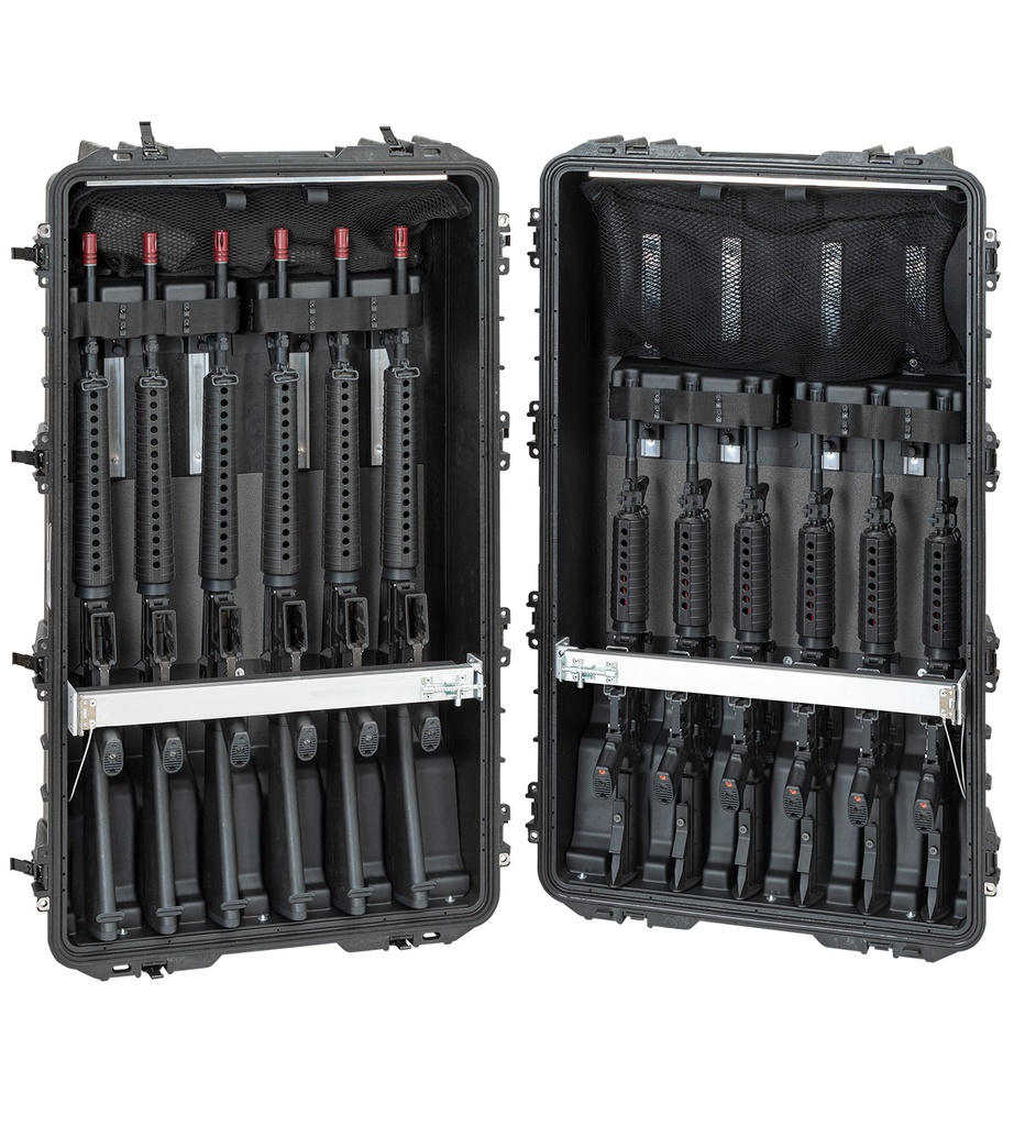 [10840.B D5] Relvakast 1178x718x427mm, veekindel, must, ratastega, 25kg