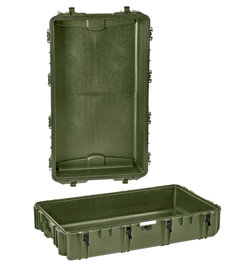 [10840.G E] Relvakast 1178x718x427mm, veekindel, roheline, ratastega, 19.8kg
