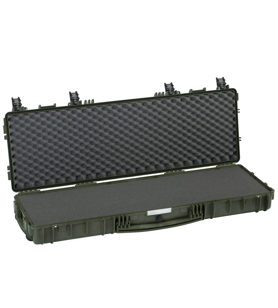 [11413.G] Relvakohver 1189x415x159mm, veekindel, roheline, vahuga, ratastega, 8.8kg