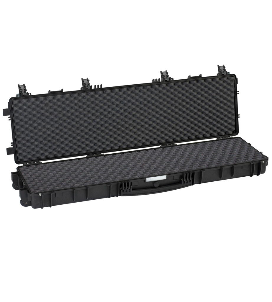 [13513.BCV] Relvakohver 1430x415x159mm, veekindel, must, lainelise vahuga, ratastega, 9.95kg
