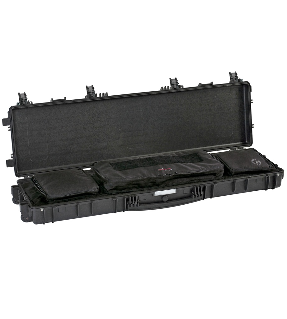 [13513.BGB] Relvakohver 1430x415x159mm, veekindel, must, relvakotiga, ratastega, 9.95kg