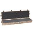 Rifle case 1629x456x183mm, Waterproof, Desert sand, Foam, Wheels, 13.4kg