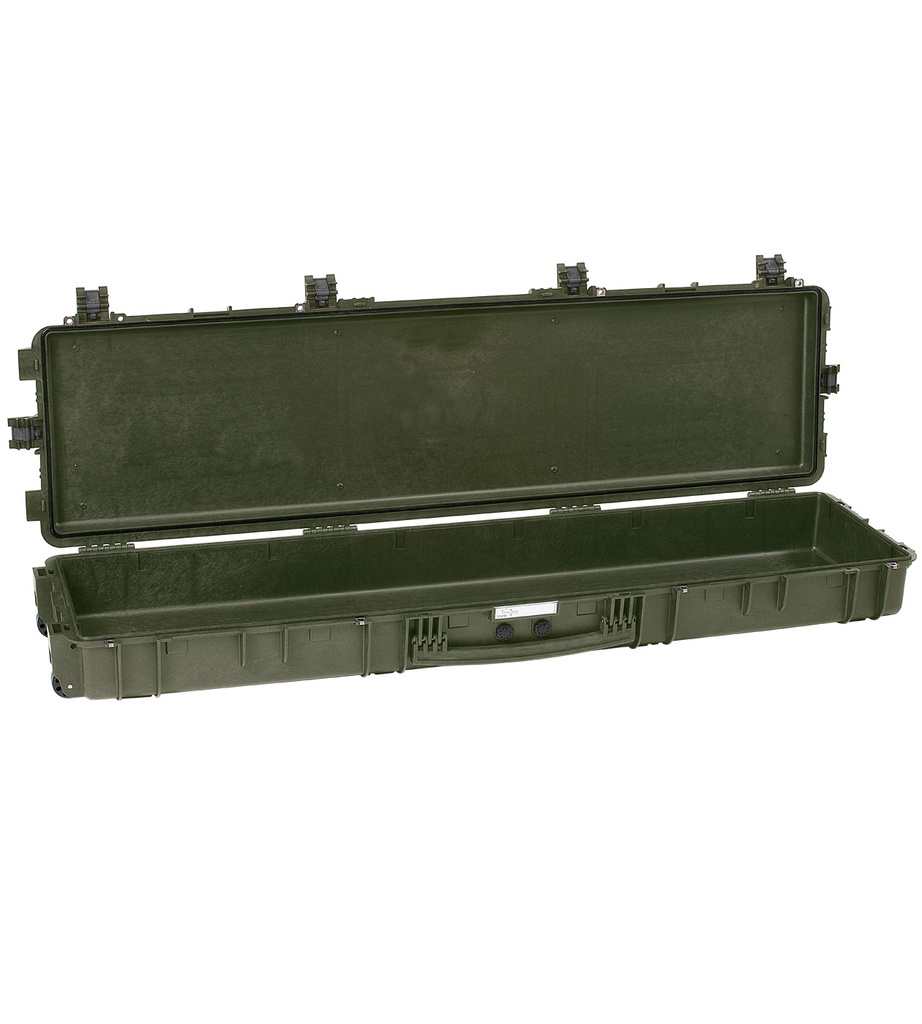 [15416.G E] Relvakast 1629x456x183mm, veekindel, roheline, ratastega, 11.3kg