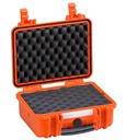 Kohver 305x270x144mm, veekindel, oranž, lainelise vahuga, 1.83kg