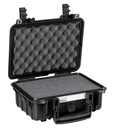 Kohver 316x270x143mm, veekindel, must, vahuga, IP67, 1.46kg