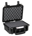 Kohver 316x270x143mm, veekindel, must, lainelise vahuga, IP67, 1.46kg