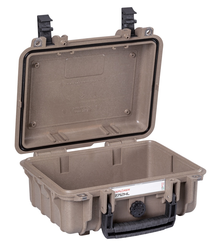 Kohver 316x270x143mm, veekindel, liivakarva, IP67, 1.32kg