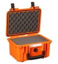 Kohver 316x270x192mm, veekindel, oranž, vahuga, IP67, 1.75kg