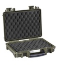 Case 326x269x75mm, Waterproof, Green, Convoluted Foam, 1.2kg