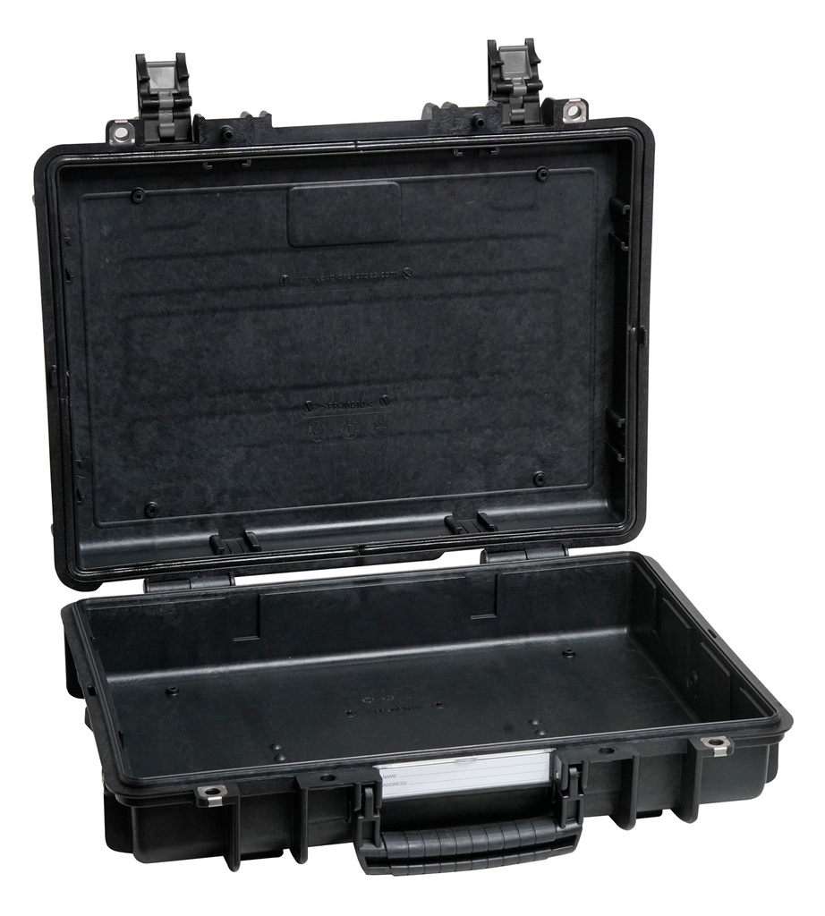 Kohver 457x366x118mm, veekindel, must, IP67, 2.2kg