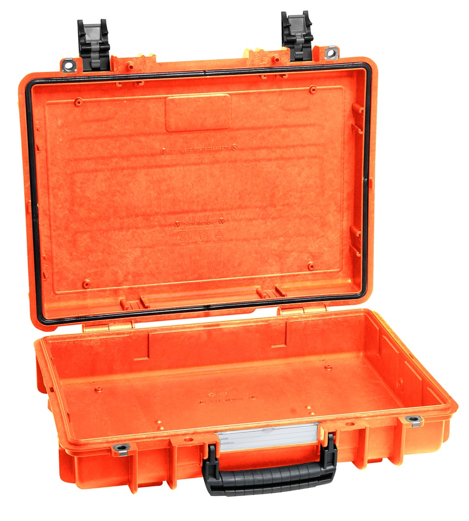 Kohver 457x366x118mm, veekindel, oranž, IP67, 2.2kg