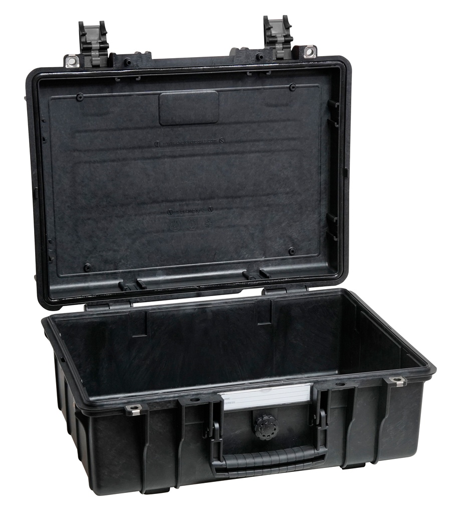 Kohver 457x366x183mm, veekindel, must, IP67, 2.6kg