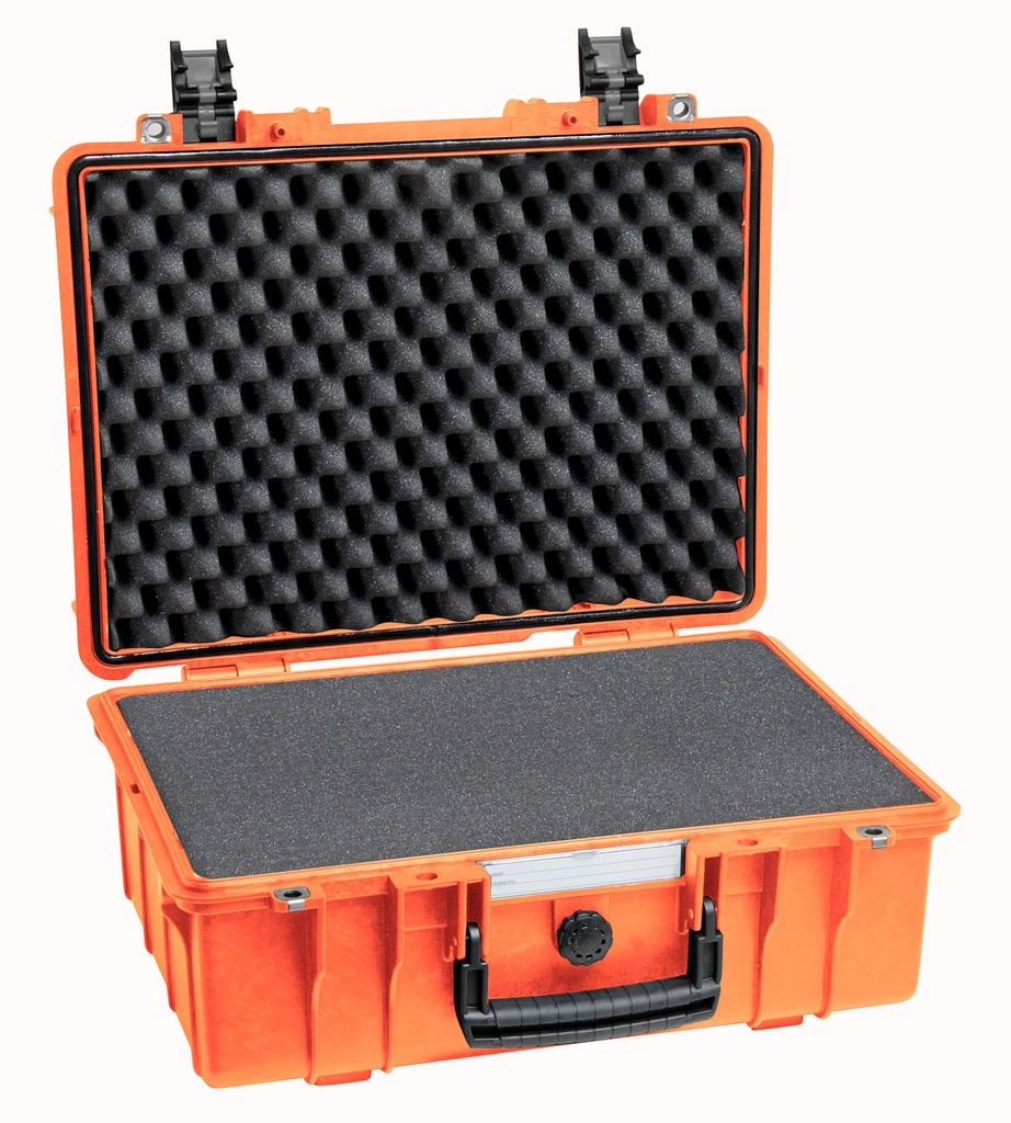 Case 457x366x183mm, Waterproof, Orange, Foam, IP67, 3.2kg
