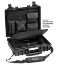 Kohver 474x415x149mm, veekindel, must, sülearvutikotiga, IP67, 3.9kg
