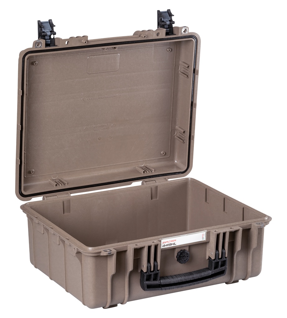 Kohver 485x414x212mm, veekindel, liivakarva, IP67, 2.91kg