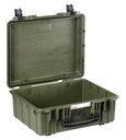 Kohver 485x414x212mm, veekindel, roheline, IP67, 2.91kg