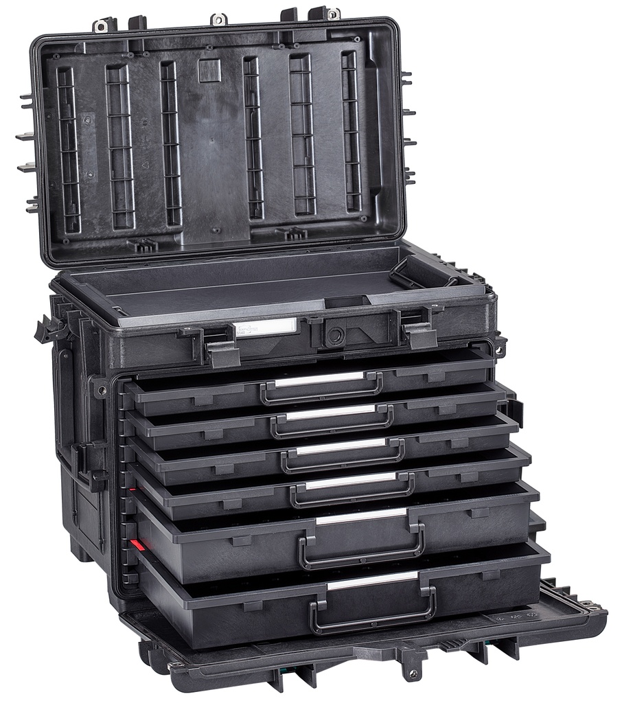 Tööriistakast 581x381x455mm, sahtlitega: 2 x AIDRAW3.E + 2 x AIDRAW9.E